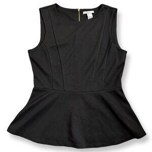 H&M Women's Black Peplum Blouse | Size S